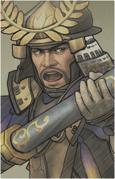 Ieyasu Tokugawa SW — Samurai Warriors card artwork