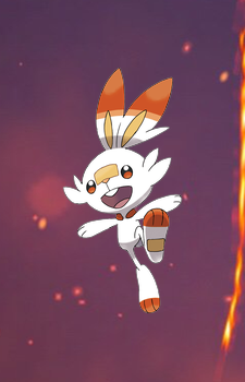 Scorbunny — Pokemon card artwork