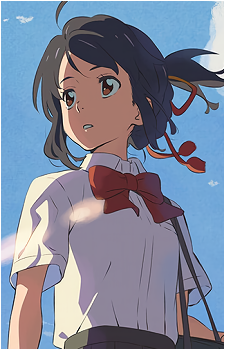 Mitsuha Miyamizu — Your Name card artwork