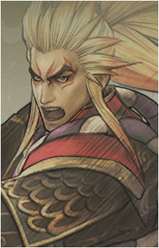Keiji Maeda SW — Samurai Warriors card artwork
