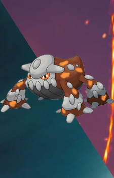 Heatran — Pokemon card artwork