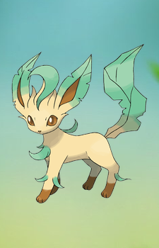 Leafeon — Pokemon card artwork