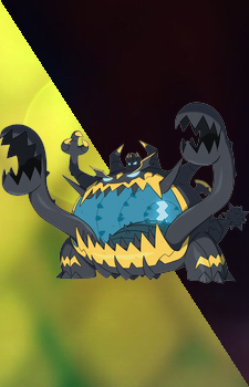 Guzzlord — Pokemon card artwork