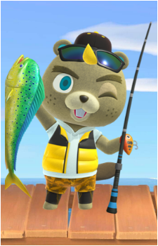 CJ — Animal Crossing card artwork