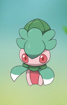 Fomantis — Pokemon card artwork