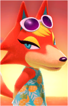 Audie — Animal Crossing card artwork