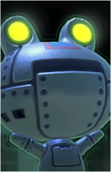 Ribbot — Animal Crossing card artwork