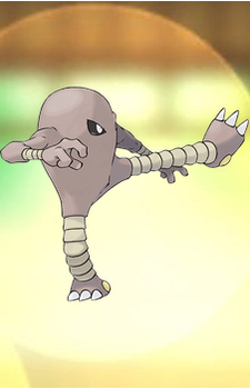 Hitmonlee — Pokemon card artwork