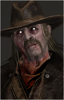 The Deathslinger — Dead by Daylight card artwork