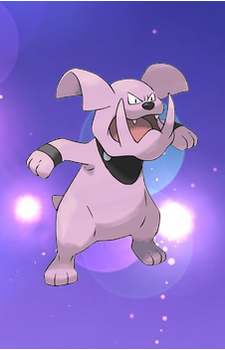 Granbull — Pokemon card artwork