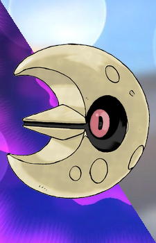 Lunatone — Pokemon card artwork