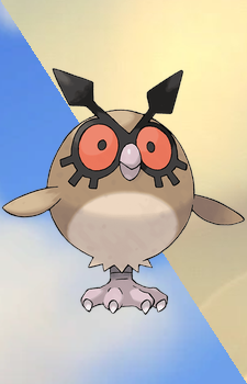 Hoothoot — Pokemon card artwork