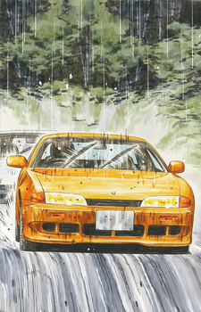 Nissan S14 — Initial D card artwork
