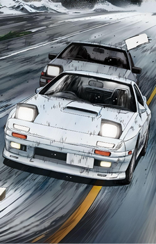 Mazda RX-7 FC — Initial D card artwork