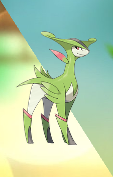 Virizion — Pokemon card artwork