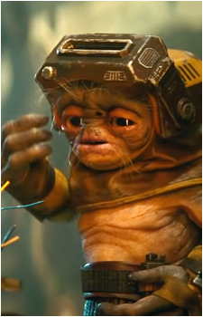 Babu Frik — Star Wars card artwork