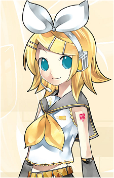 Kagamine Rin — Vocaloid card artwork