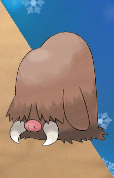 Piloswine — Pokemon card artwork
