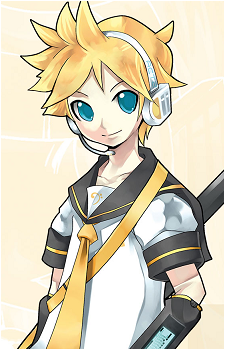 Kagamine Len — Vocaloid card artwork