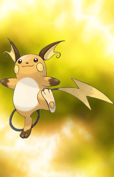 Raichu — Pokemon card artwork