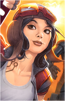 Chelli Lona Aphra — Star Wars card artwork