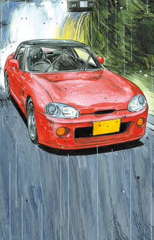 Suzuki Cappuccino — Initial D card artwork