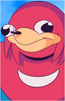 Ugandan Knuckles — Meme card artwork