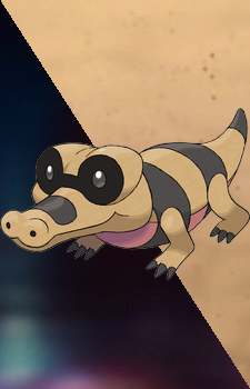 Sandile — Pokemon card artwork