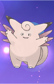 Clefable — Pokemon card artwork