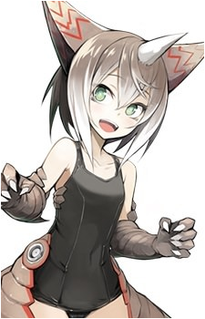 Gomora — Kaijuu Girls Ultra Kaijuu Gijinka Keikaku card artwork