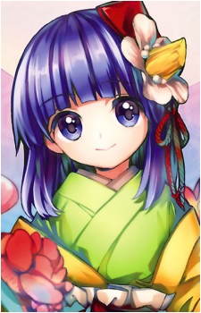 Hieda no Akyuu — ZUNs Music Collection card artwork
