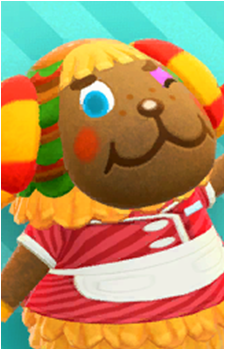 Frita — Animal Crossing card artwork