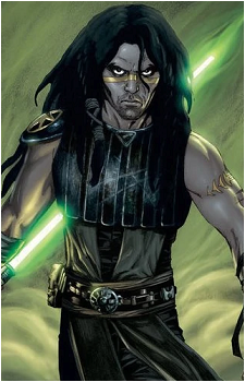 Quinlan Vos — Star Wars card artwork