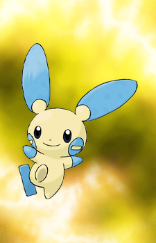 Minun — Pokemon card artwork