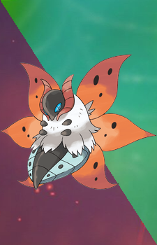 Volcarona — Pokemon card artwork