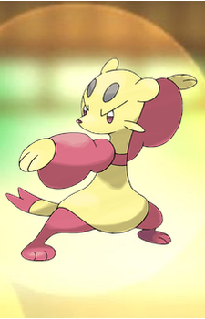 Mienfoo — Pokemon card artwork