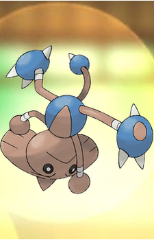 Hitmontop — Pokemon card artwork