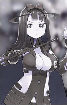 Commander Black — Kaijuu Girls Ultra Kaijuu Gijinka Keikaku card artwork