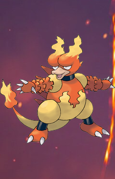 Magmar — Pokemon card artwork