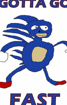 Sanic — Meme card artwork