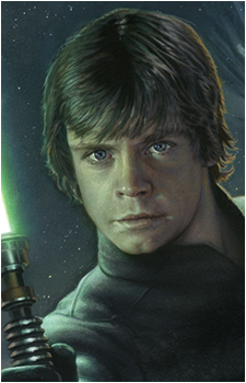 Luke Skywalker — Star Wars card artwork