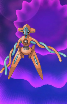 Deoxys — Pokemon card artwork