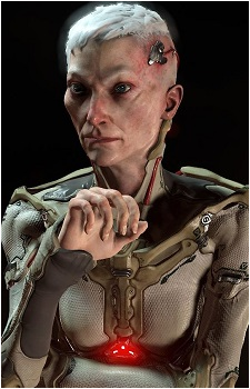 Olivia Pierce — DOOM card artwork