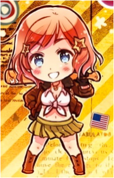 NyoAmerica — Hetalia Axis Powers card artwork