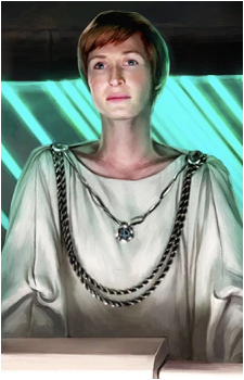 Mon Mothma — Star Wars card artwork