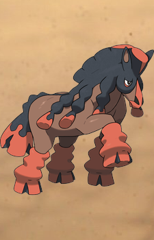 Mudsdale — Pokemon card artwork
