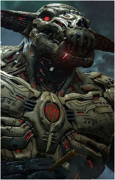 The Icon of Sin — DOOM card artwork