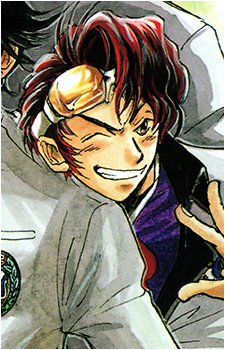 Hidehiko Uesugi — Megami Ibunroku Persona artwork