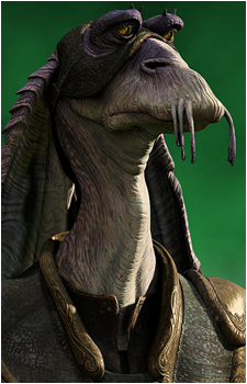 Roos Tarpals — Star Wars card artwork