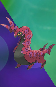 Scolipede — Pokemon card artwork
